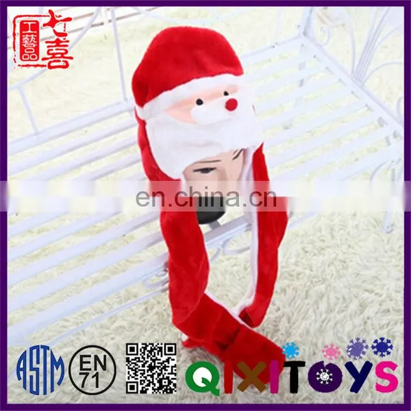 Custom Made Cute Christmas Hat Decoration Special Animal Shaped Personalized Christmas Design Plush Hats photo-4