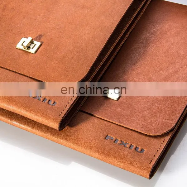 Guangzhou Factory Fashion Handmade Wholesale Leather File Holder photo-2