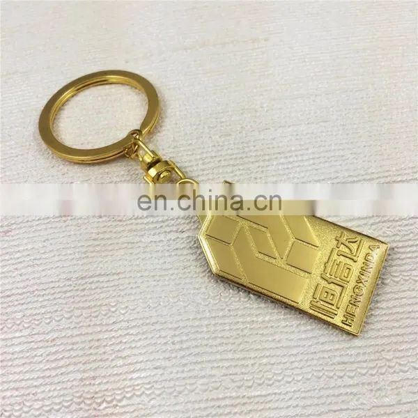 Customized Gold Metal Keychains photo-3
