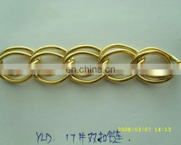 Shining Custom Metal Link Chain / Stainless Steel Ball Chain Link Closely photo-4