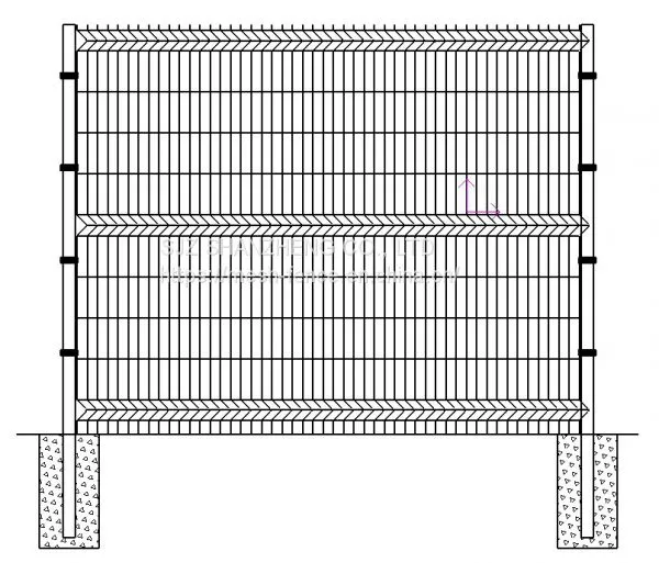 Welded Wire Mesh Fencing Rigid Panel photo-5
