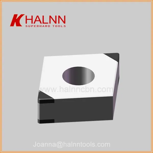 BN-H21 PCBN Inserts Finishing Heavy Interrupted Cutting 50Mn Materils Hardened Steel Wind Turbine Bearing photo-2