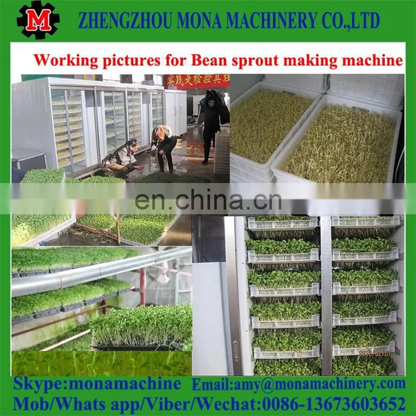 High Speed Widely Used Bean Grass Making Machine for Sale photo-3