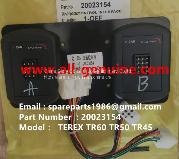 TEREX 20023154 CONTROL INTERFACE ALLISON TR100 TR70 OFF HIGHWAY RIGID DUMP TRUCK MINING HAULER TRANSMISSION