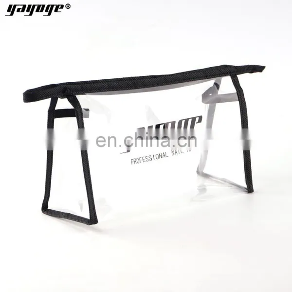 Hot Popular Clear PVC Transparent Cosmetic Bag Nail Salon Use Gel Polish Package Private Label Oem photo-2