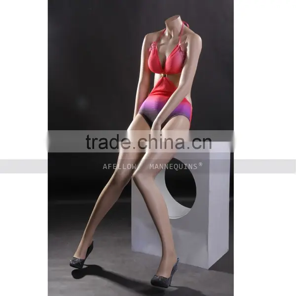 Fashion Sitting Female Fiberglass Mannequin Women Dummy LAGO2 photo-3