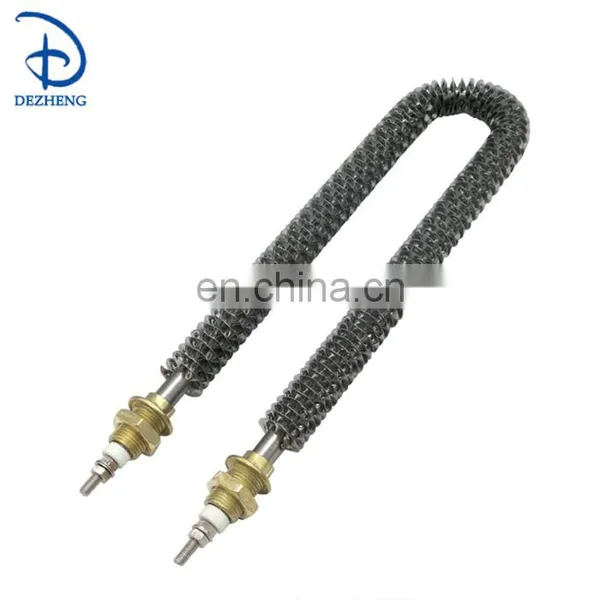 220V 1200W 500mm Air Heating Electric Industrial Finned Tubular Air Duct Heater for Ovens photo-6
