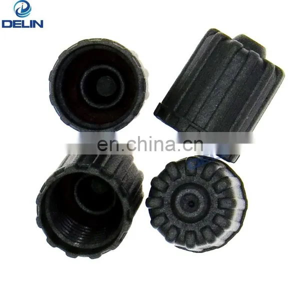 Gray Plastic Rubber Tire Valve Stem Caps TPMS Tire Cap photo-4