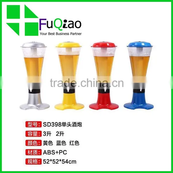 3L Beer Tower With Ice Tube in Bar photo-3