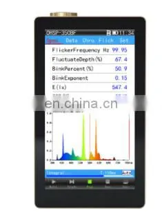 350BF 380-780nm Hot Handheld Spectral Illuminance Analyzer Blue Light Tester Spectrometer Red and Blue Ray Irradiance Meter photo-2