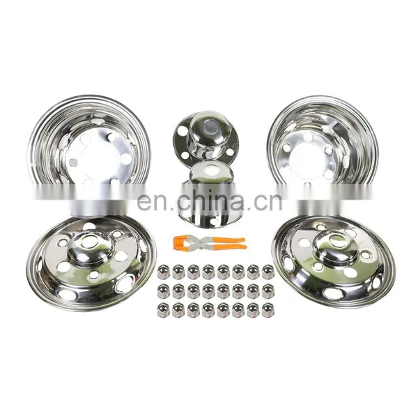 Universal Use 17.5'' 6 Holes Stainless Steel Wheel Cover for Pickup and Truck