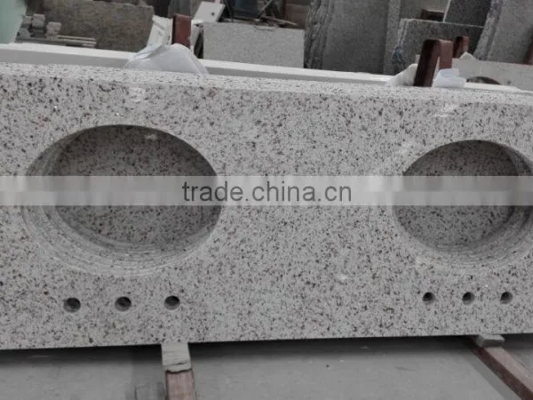 Bathroom Quartz Vanity Tops With Double Sink Cut-out photo-4