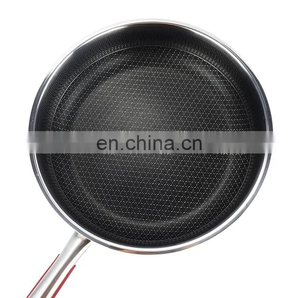 Kitchen Modern Portable Large Industrial Cheap Non Stick Deep 4 Egg Ceramic Frying Pan photo-4