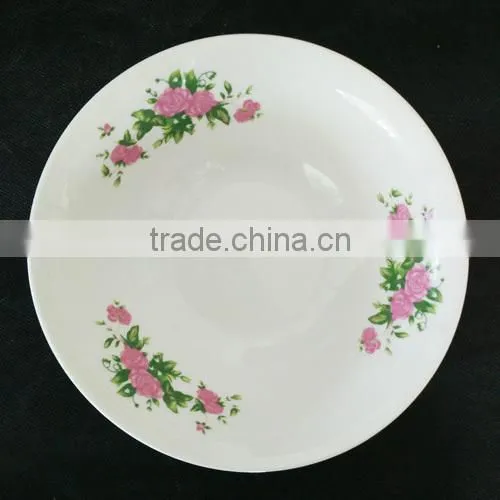 Transparent Salad Bowl, Plate and Bowl for Restaurent, Thailand Ceramic Bowl photo-2