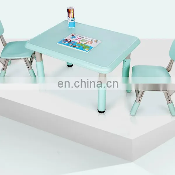 Learning Drawing Toy Plastic Baby Table and Chair Set Height Adjustable Small Children Home Reading Study Tables Kids photo-2