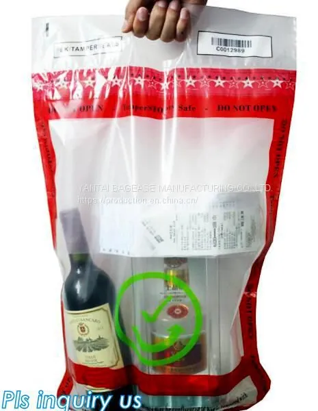 Icao Stebs, Airport Duty Free Shop Tamper Evident Bags ICAO STEBs, ICAO STEBs Duty Free Shopping Bags, Bagplastics, Bage photo-2
