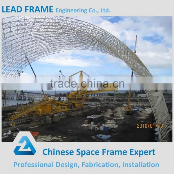 Prefabricated Long Span Steel Structure Frame Bulk Storage photo-2