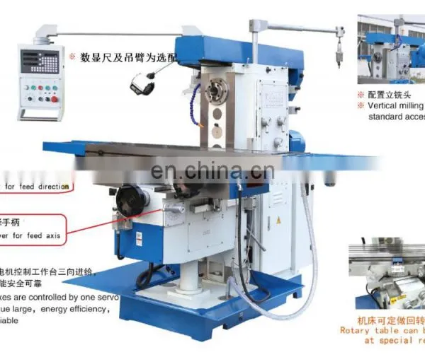 XL6136CL Universal Milling Machine Price With CE photo-3