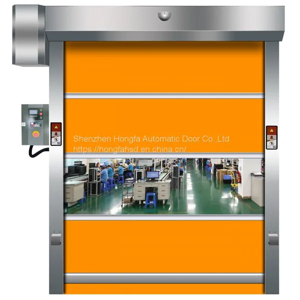 Industrial PVC Fabric Rapid Roller Shutter Door