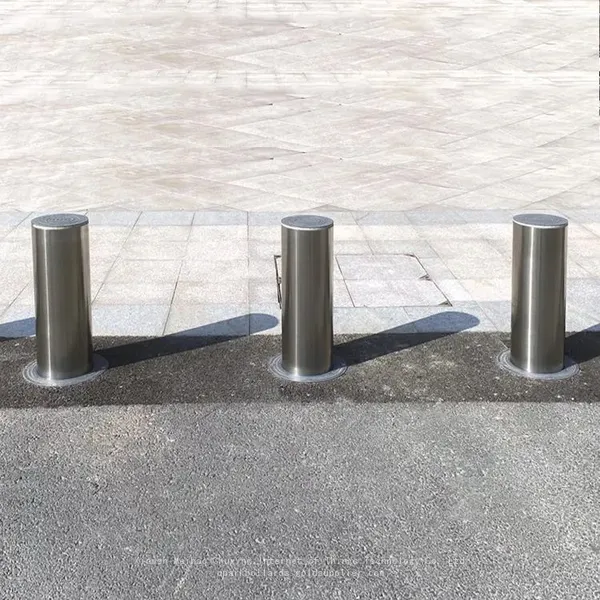 UPARK Anti-collision Remote Metal Parking Posts Auto Not Hydraulic With Mini Box LED Safety Rising Bollard photo-3