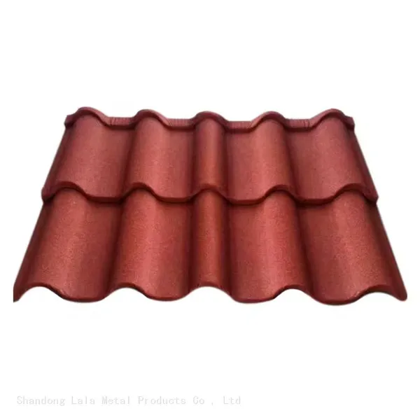 Best Quality Stone Coated Step Tile Roofing Sheet Stone Coated Stone Coated Metal Roof Tile photo-4