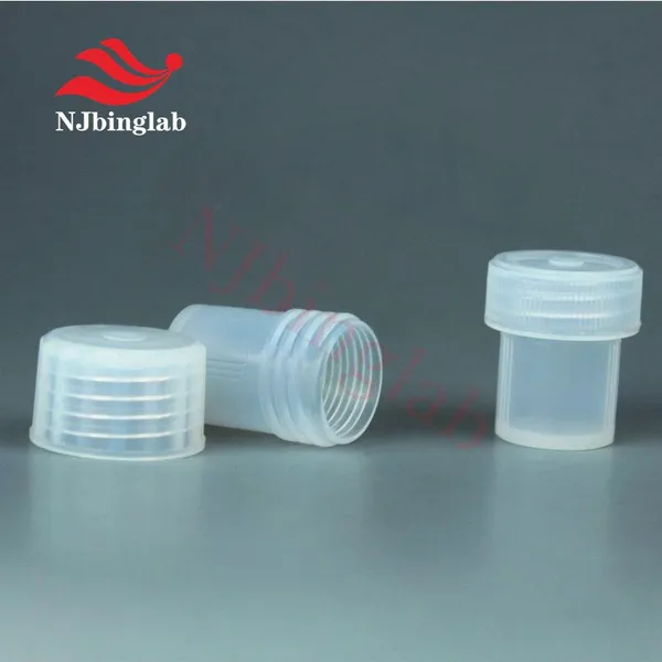 PFA 7ml 15ml Vials Screw Cap With Various Bottoms