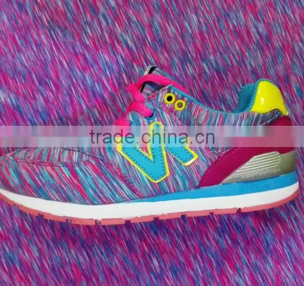 uv Resistant Rainbow Colored Spandex Sportswear Fabric for Shoes photo-4