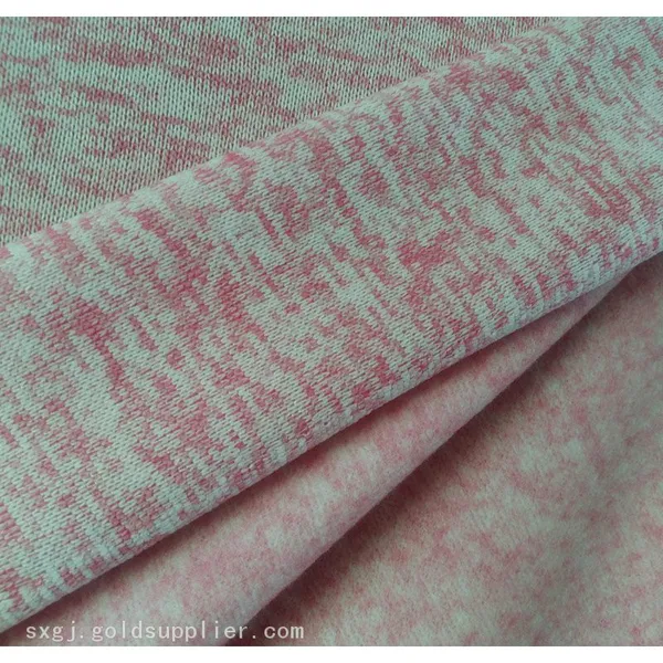 High Density 100 Polyester Coarse Needle Polar Fleece Knit Fabric For Sportswear photo-5
