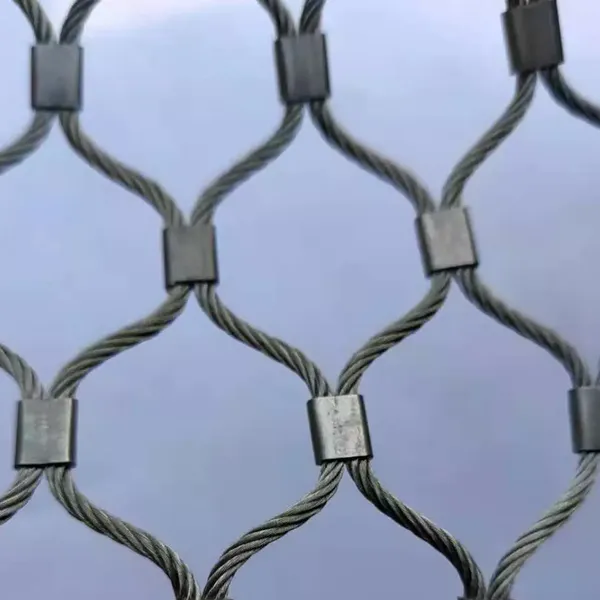 Industrial Stainless Steel Wire Rope Mesh Customized Mesh Size Corrosion Resistant photo-5