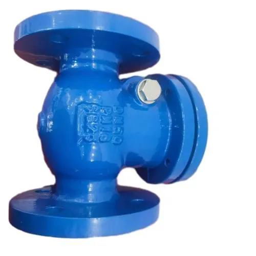 PN25 DN200 Flanged Swing Type Cast Iron Swing Check Valve Di Swing Check Valve photo-2