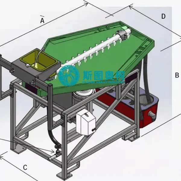 Mining Gravity Shaking Table Machine for Fine Gold, Copper and Rare Metal Recovery