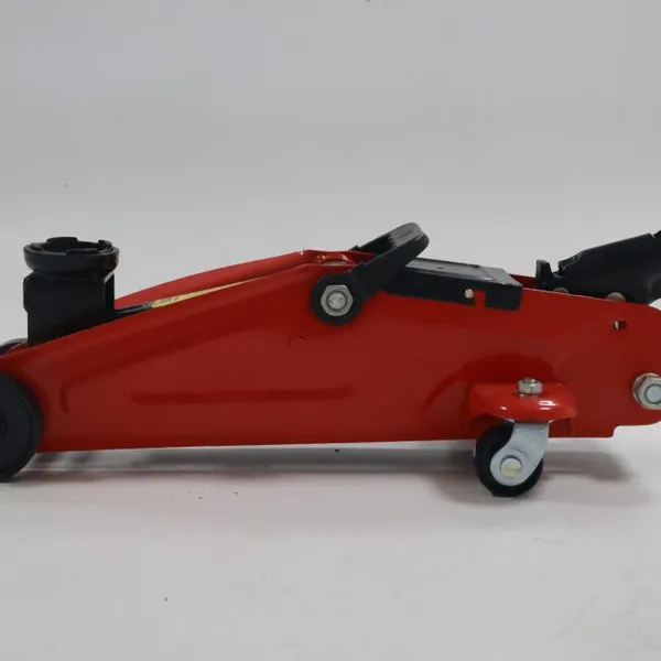 Heavy-Duty WY615 Trolley Jack 15 Ton Capacity With Safety Valve and Rubber Wheels