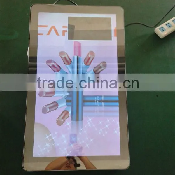26 Inch Monitor Mirror Usb Sd Card Player Usb Led Display Lcd Motion Sensor Advertising Player Magic Display Mirror photo-2