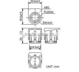 High Quality Parking Ultrasonic Sensor NU40D24TR-1 photo-2