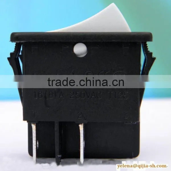 Round Rocker Switch 2pins 3pins Rocker Switch Red Round Button on off on on 2P 6A 250V AC photo-2