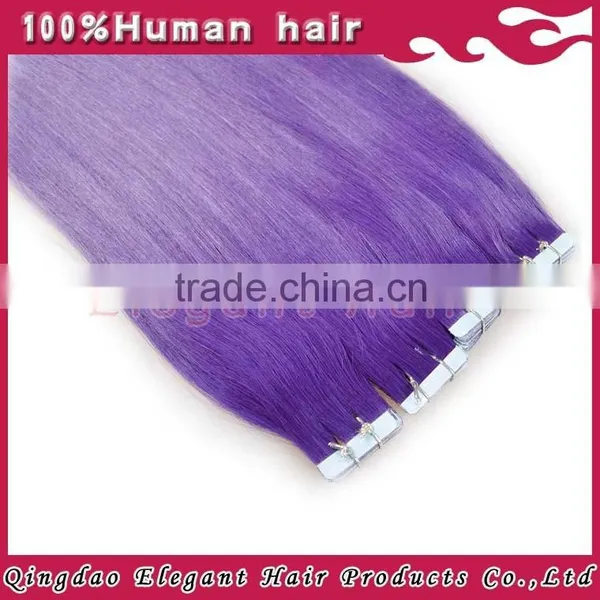 Qigndao Elegant Tape Hair Extension,100%Brazilian Virgin Remy Hair Extension photo-2