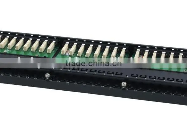 19" Fiber Optic Patch Panel UTP 24 Port RJ45 Cat6 Patch Panel photo-3