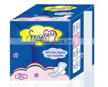 New Packing 280mm Cottony Soft Winged Feminine Sanitary Towel