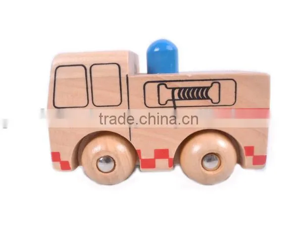 CE Standard Cheap Price and High Quality Solid Wood Kids Car Toy for Sale photo-3