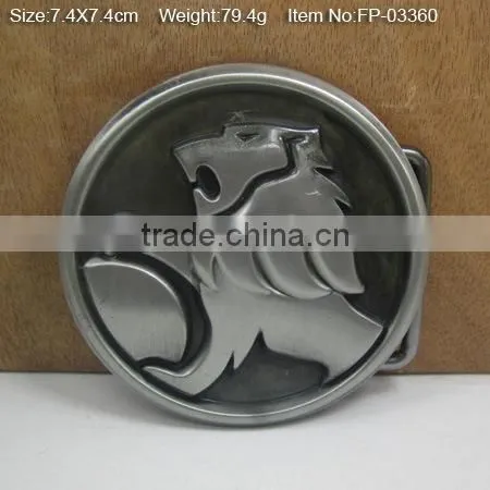 Custom Brand Name Buckle Plate Metal Belt Buckle photo-4