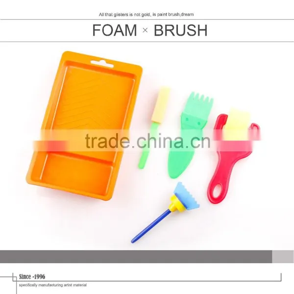 Children DIY Sponge Brush Set photo-5