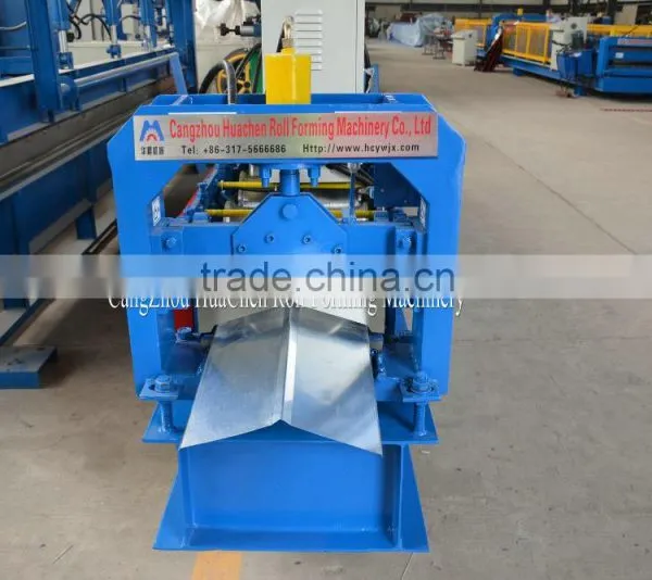 China Top Supplier Metal Roof Ridge Cap Roll Forming Machine photo-2