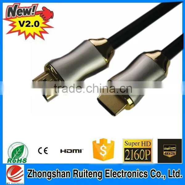 Bulk Hdmi Cable Awm 20276 High Speed HDMI Cable 2.0V With Ethernet, Support 3D, 4K*2K, 24k Gold Plated Cable HDMI China photo-6