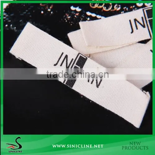 Sinicline Design Custom White Logo Woven Label End Fold photo-2