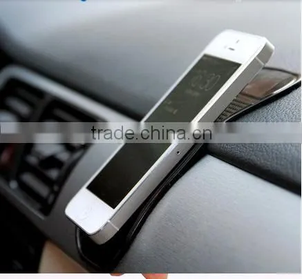 Black Strong Sticky PU Mobile Phone Anti Slip Mats With in Stocks photo-3