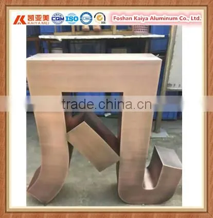 Customized Aluminum Decoration Letter Sculptures From China Factory photo-2