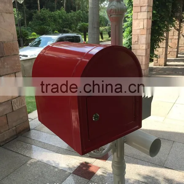 Foshan JHC-1029 Post Mounted Aluminum Mailbox/Decorative Letterbox/Outdoor Standing Postbox For Garden photo-6
