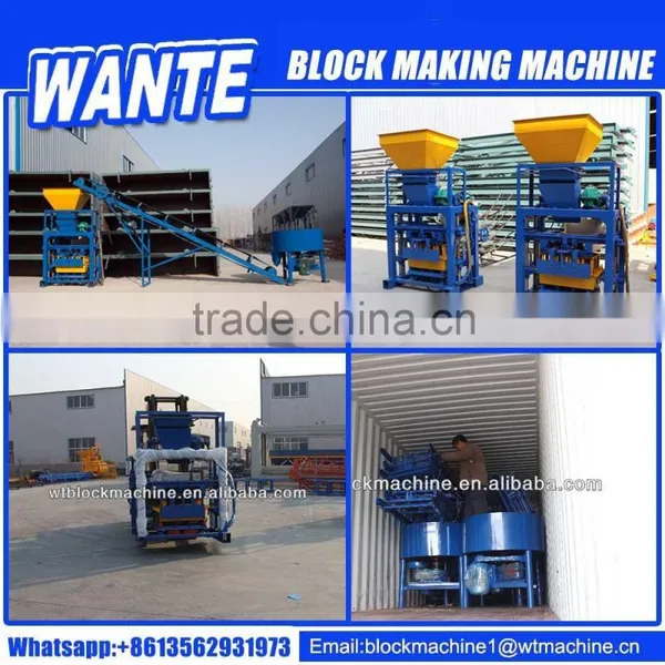QT40-1semi automatic brick machine for myanmar