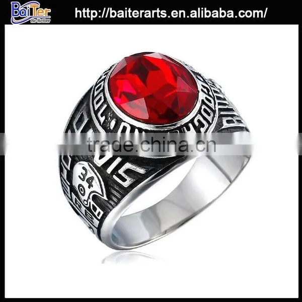 Jewelry One Big Stone Ring Stainless Steel One Stone Ring Designs photo-5