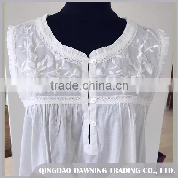 Factory Price Delicates Sleepwear Long Nightgown photo-2